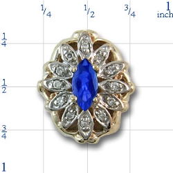r9529 Sapphire Bracelet Slide 